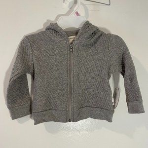 BURT'S BEE BABY Full-zip, Lightweight Hooded Sweatshirt